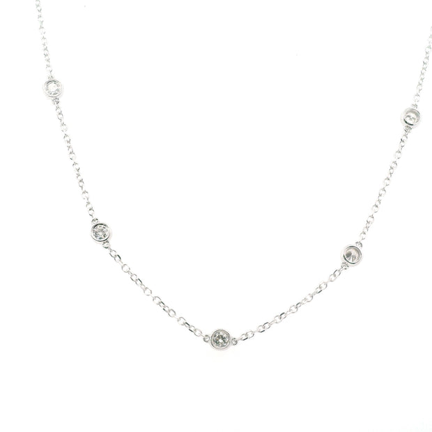 Diamond Station Necklace