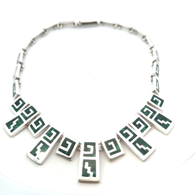 Estate Malachite Necklace