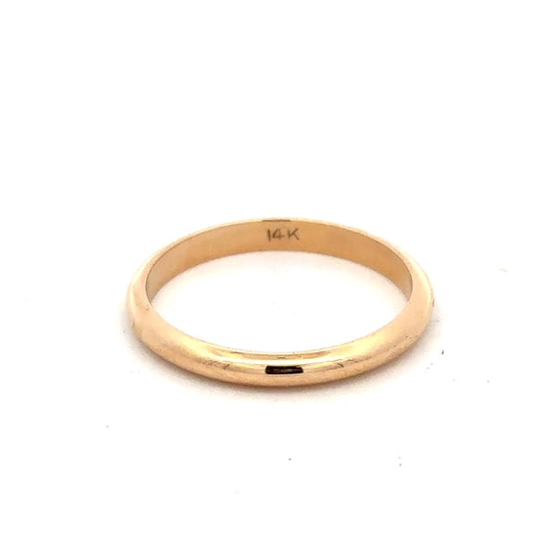 Estate Plain Wedding Band