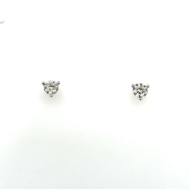 0.61tw Round Diamond Stud Earrings