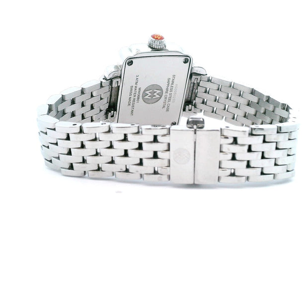 Stainless Steel Michele Diamond Watch