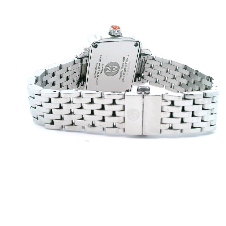 Stainless Steel Michele Diamond Watch