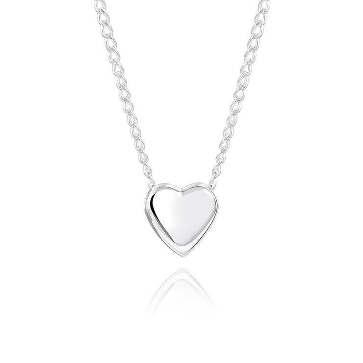 Sterling Silver Tiny Heart Necklace