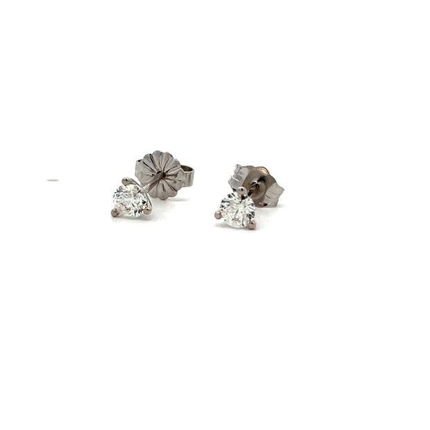 0.40tw Round Diamond Stud Earrings
