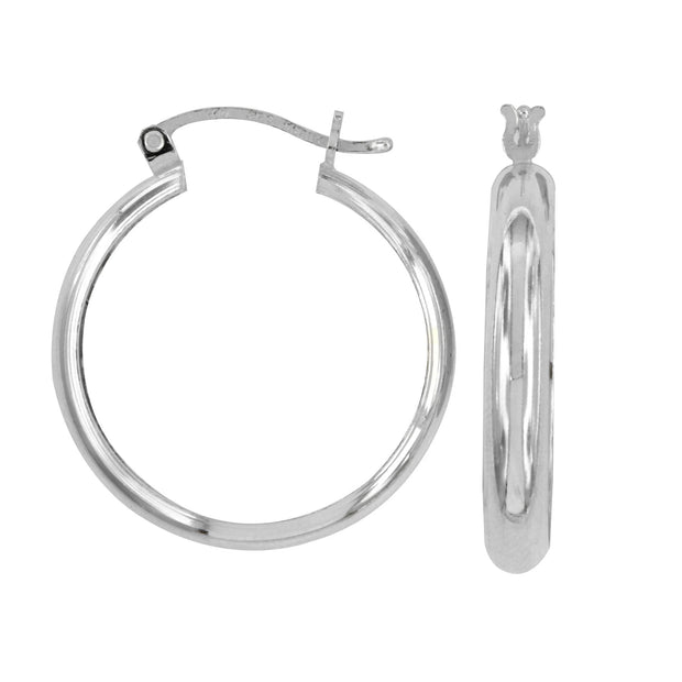 Sterling Silver Hoop Earrings