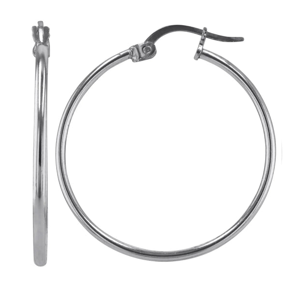 Sterling Silver Hoop Earrings