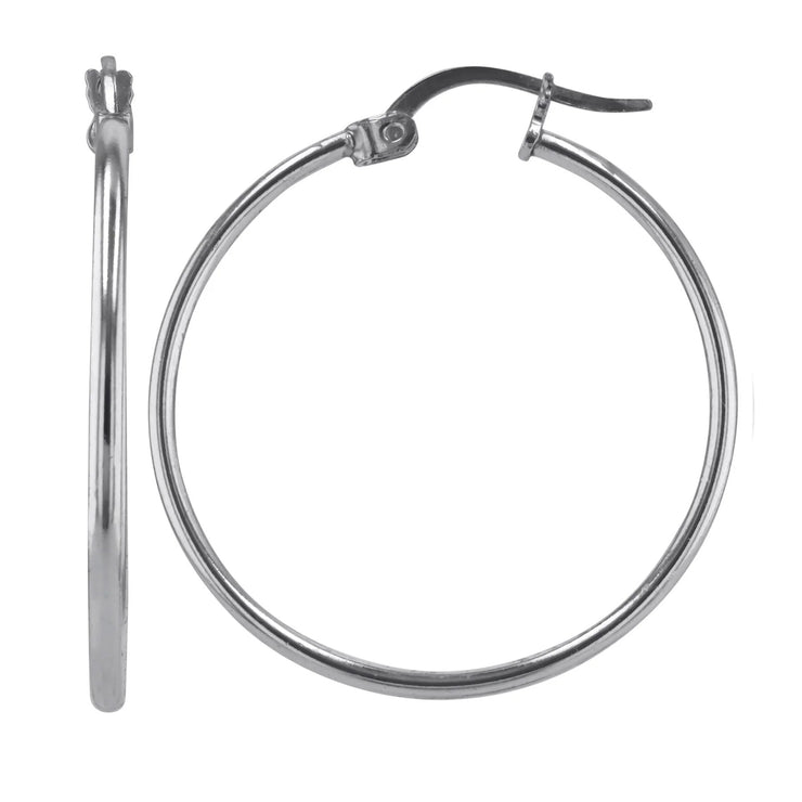 Sterling Silver Hoop Earrings