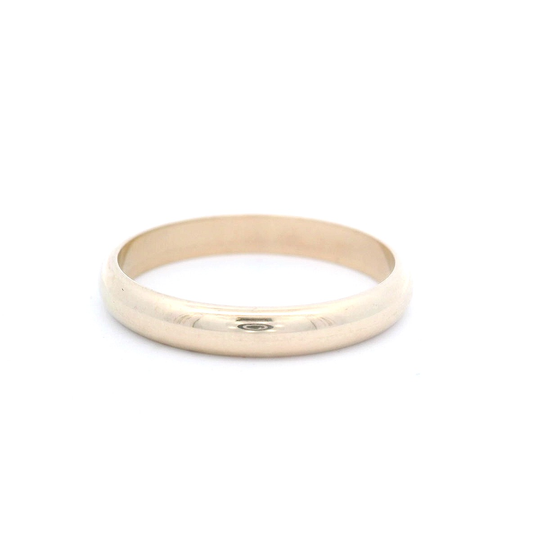 Estate Plain Wedding Band 14K Yellow Gold