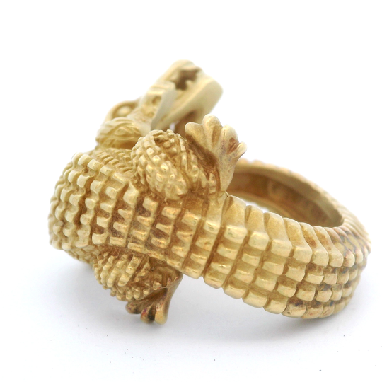 Kieselstein-Cord Alligator Ring