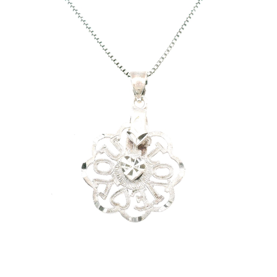 Estate Spinner Necklace Sterling Silver
