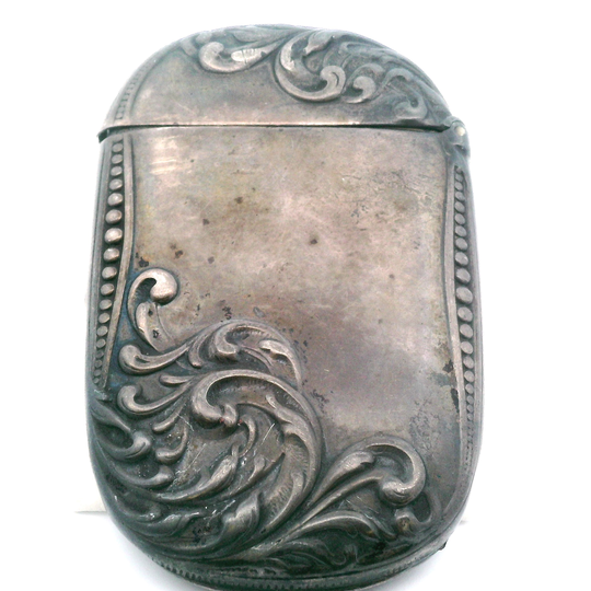 Estate Sterling Silver Vesta Match Case