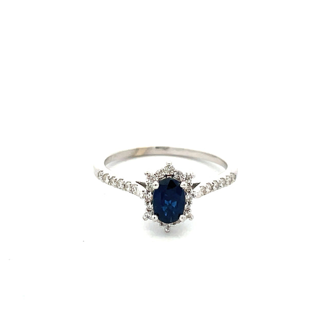 14 Karat Sapphire Fashion Ring