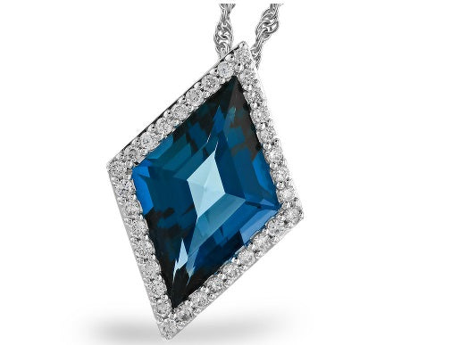 Blue Topaz Necklace