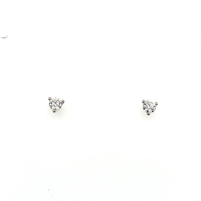 0.40tw Round Diamond Stud Earrings