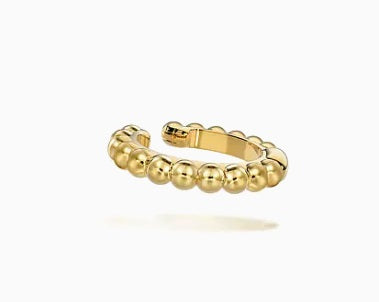 14 Karat Yellow Gold Bujukan Single Ear Cuff