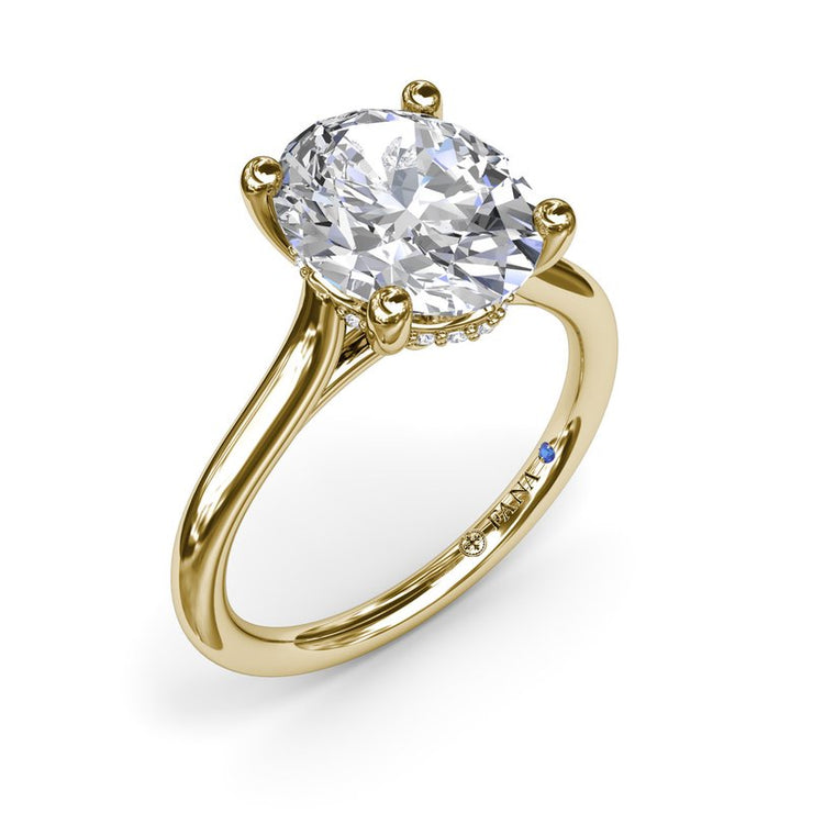 14 Karat Yellow Gold Solitaire Ring