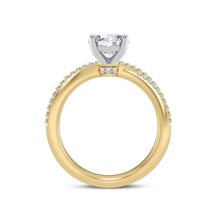 Diamond Semi-Mount Engagement Ring