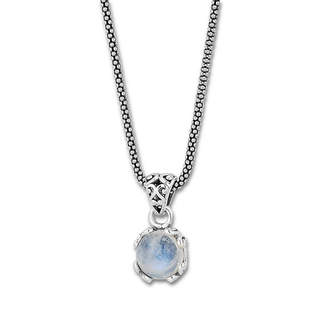 Sterling Silver Moonstone Necklace