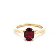 Garnet & Diamond Ring