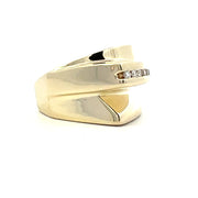 14 KT Yellow Contemporary Wide Band