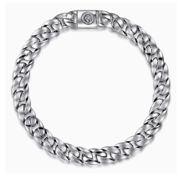 925 Sterling Silver Cuban Link Chain Bracelet