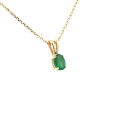 14 Karat Emerald Pendant