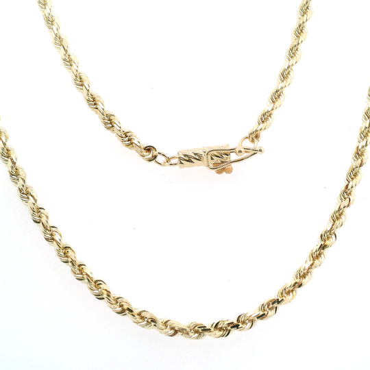 24" Rope Chain w/ Barrel Clasp & Safety