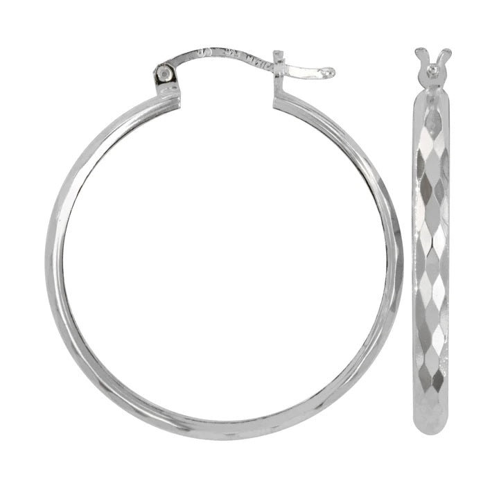 Sterling Silver Hoop Earrings