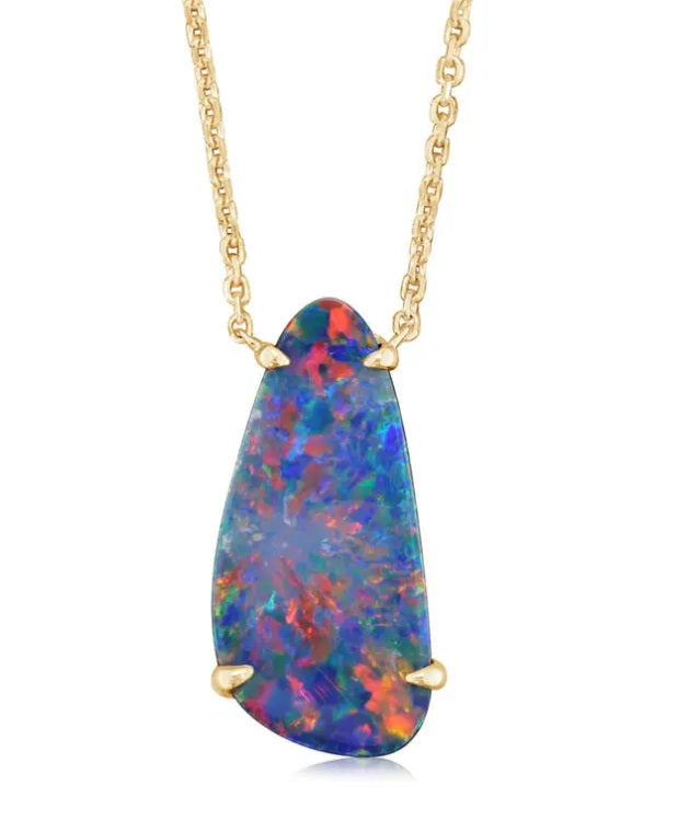Australia Opal Doublet Necklace