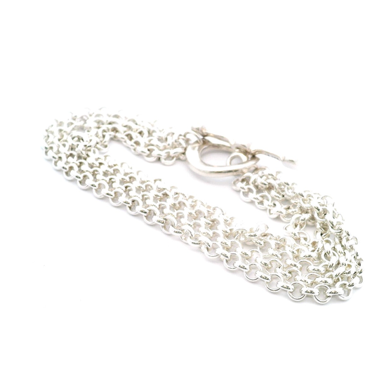 Estate Signed Joseph Eposito 4 Row Bracelet