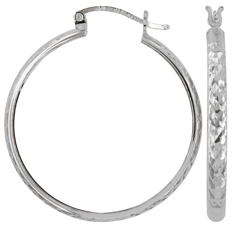 Sterling Silver Hoop Earrings