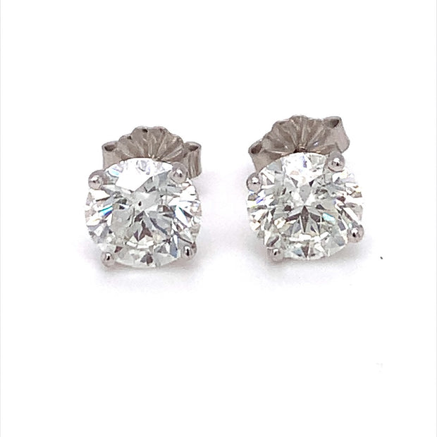 3.08ctw Diamond Stud Earrings
