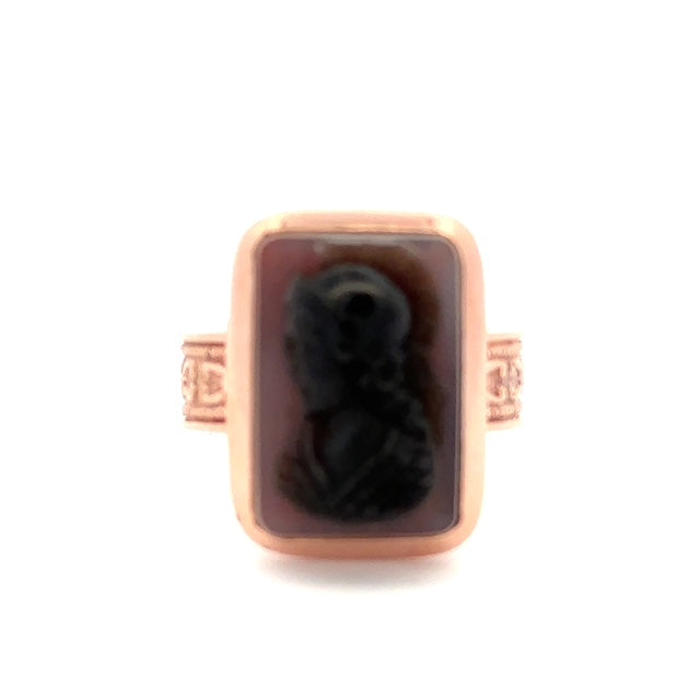 Estate Jasper Cameo Ring