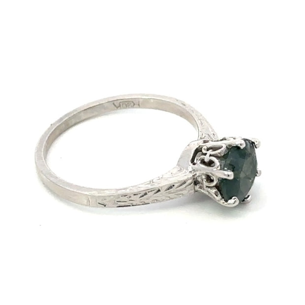 Estate Moss Agate Ring