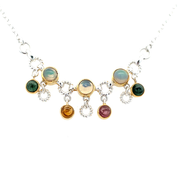 Sterling Silver and Gold Vermeil Necklace