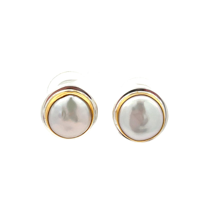 Sterling Silver Pearl Earrings