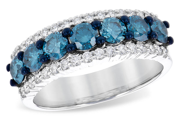 Blue Diamond Fashion Ring