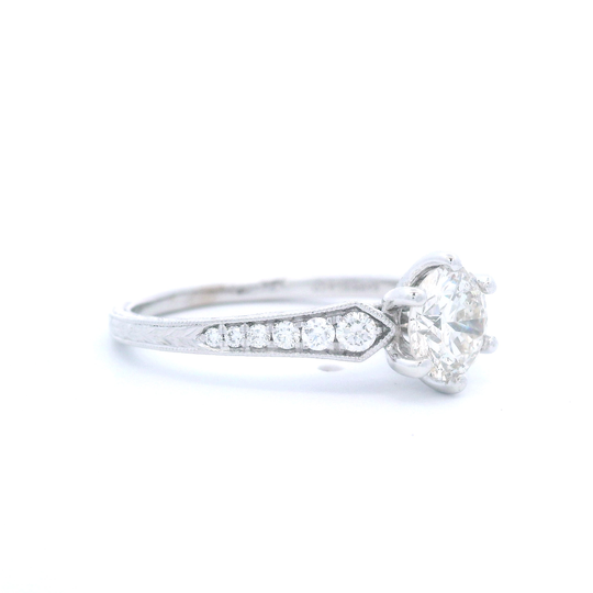 Estate Gabriel & Co. Diamond Engagement Ring