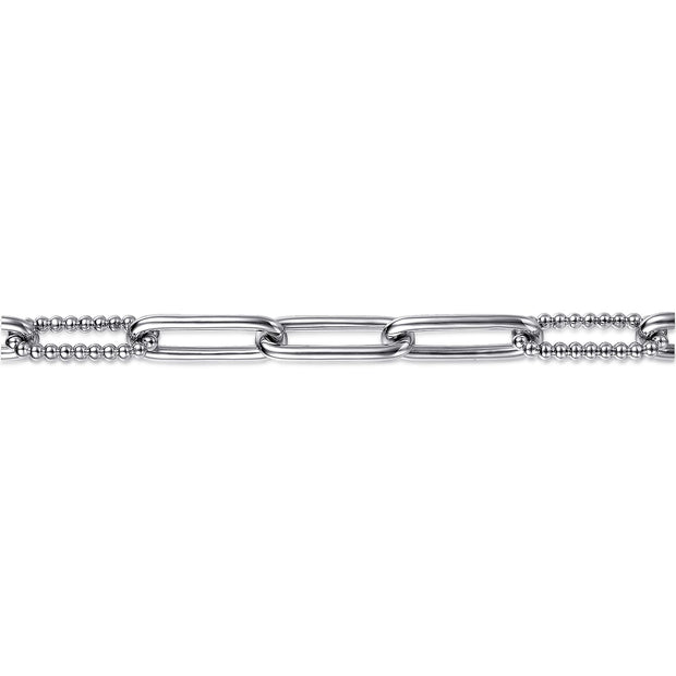 925 Sterling Silver Bujukan Link Bracelect
