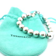 Tiffany & Co. Tiffany Hardware 10mm Ball Bracelet 925 Sterling Silver