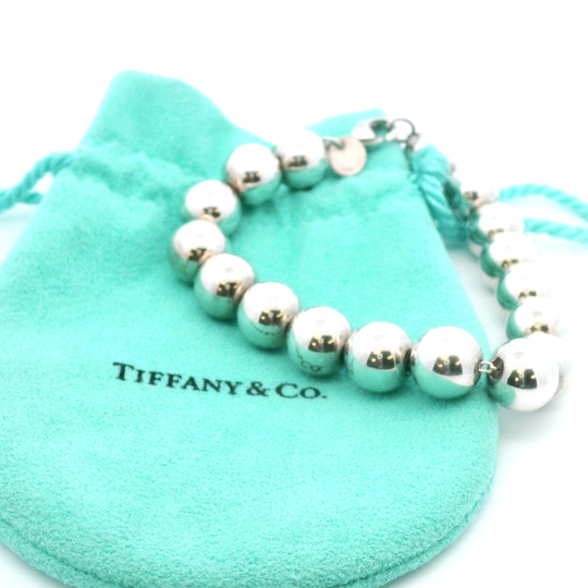 Tiffany & Co. Tiffany Hardware 10mm Ball Bracelet 925 Sterling Silver