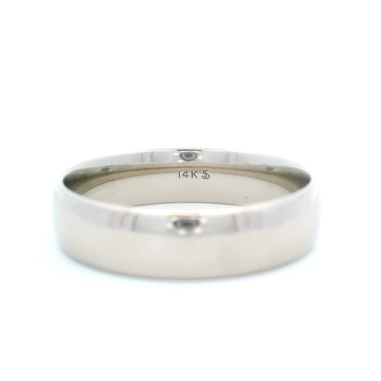 6mm Domed Wedding Band