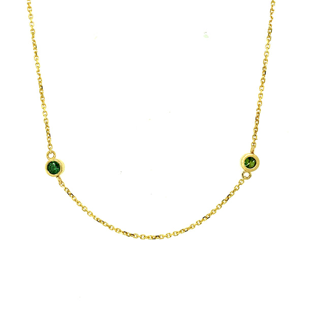 Colored Stone Pendants/Necklace
