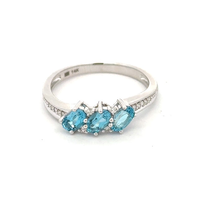 Blue Topaz Ring