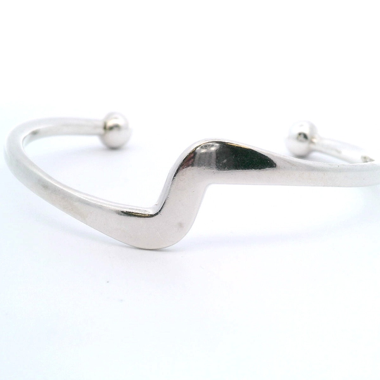 Estate Joseph Esposito Swirl Cuff Bracelet