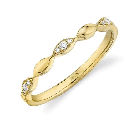 Yellow Gold Diamond Fashion Ring