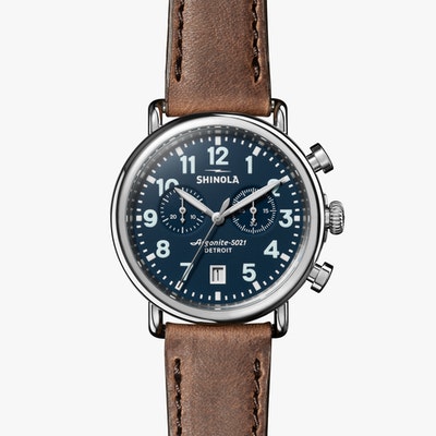 SHINOLA RUNWELL CHRONO 41MM MENS WATCH