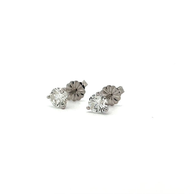 0.83tw Round Diamond Stud Earrings