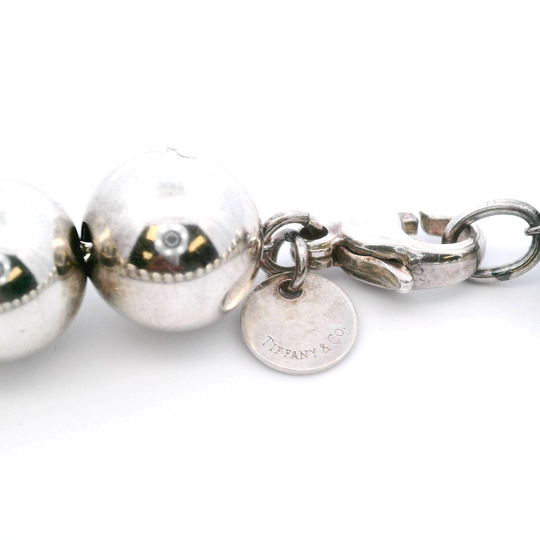 Tiffany & Co. Tiffany Hardware 10mm Ball Bracelet 925 Sterling Silver