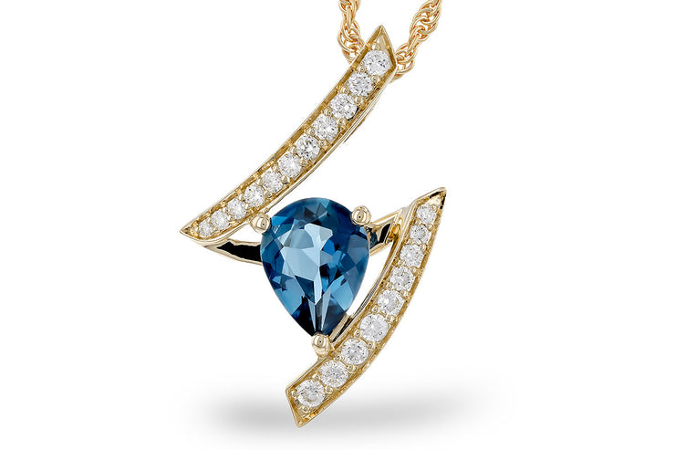 Blue Topaz Necklace